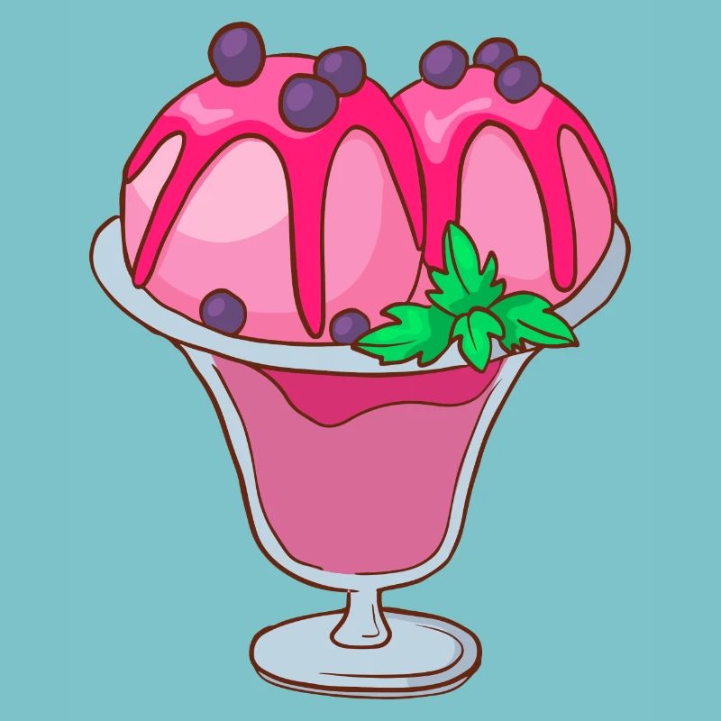 Eis Speiseeis Eiskrem Eiscreme Kugeleis Eisbecher