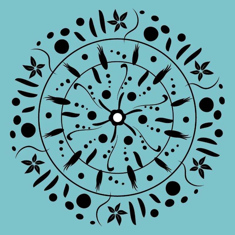 Grain Circle Pattern Gift Idea