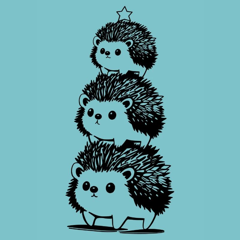 Igel Tannenbaum mit Stern