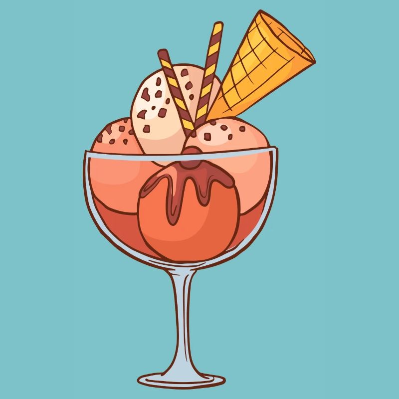 Eis Speiseeis Eiskrem Eiscreme Kugeleis Eisbecher