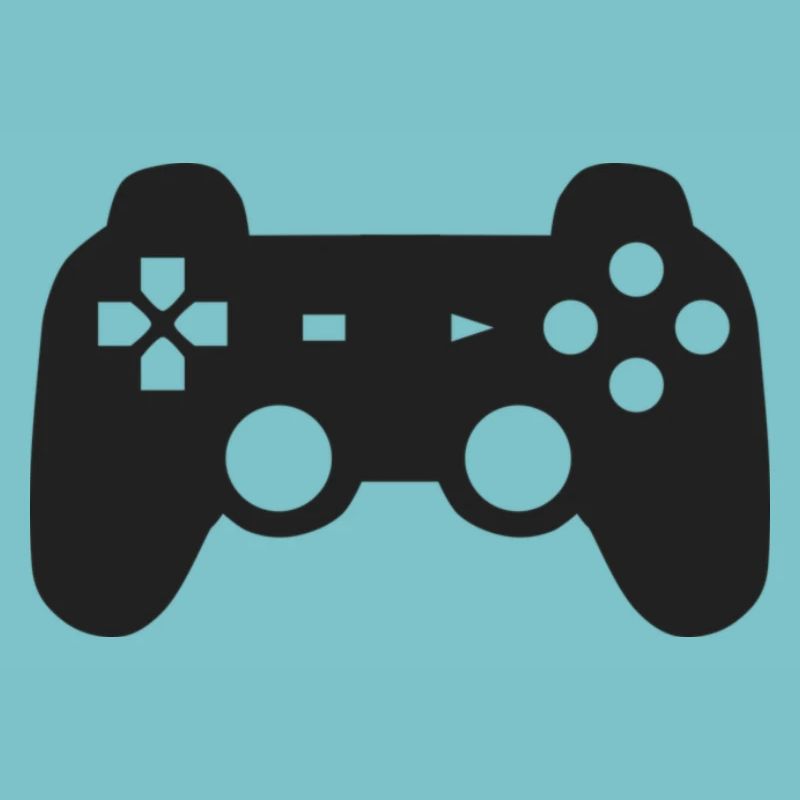 Schwarzer Spielkonsolen Controller Geschenk Idee