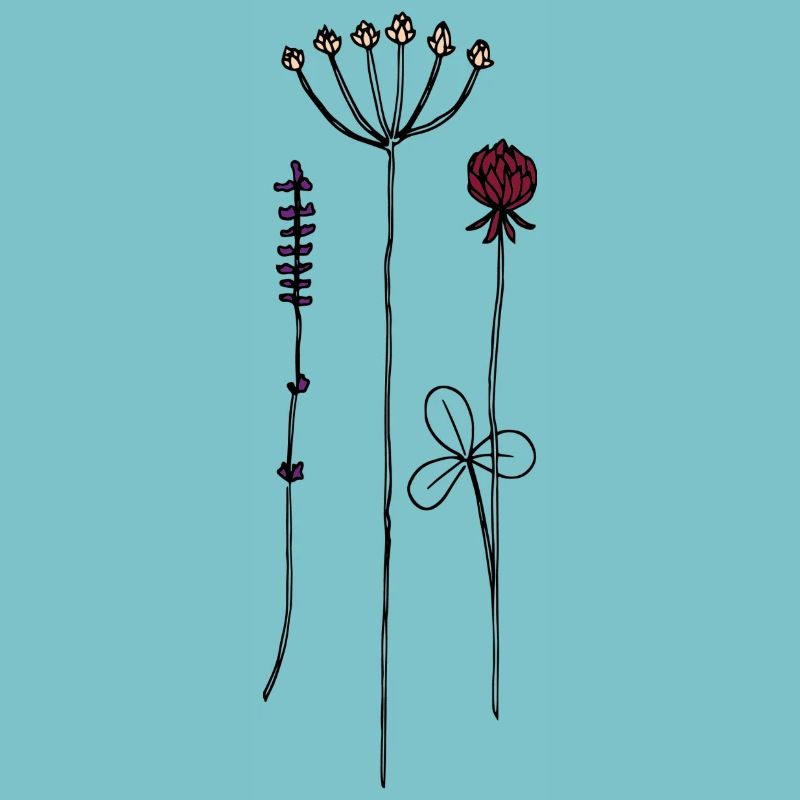 Trio fleurs
