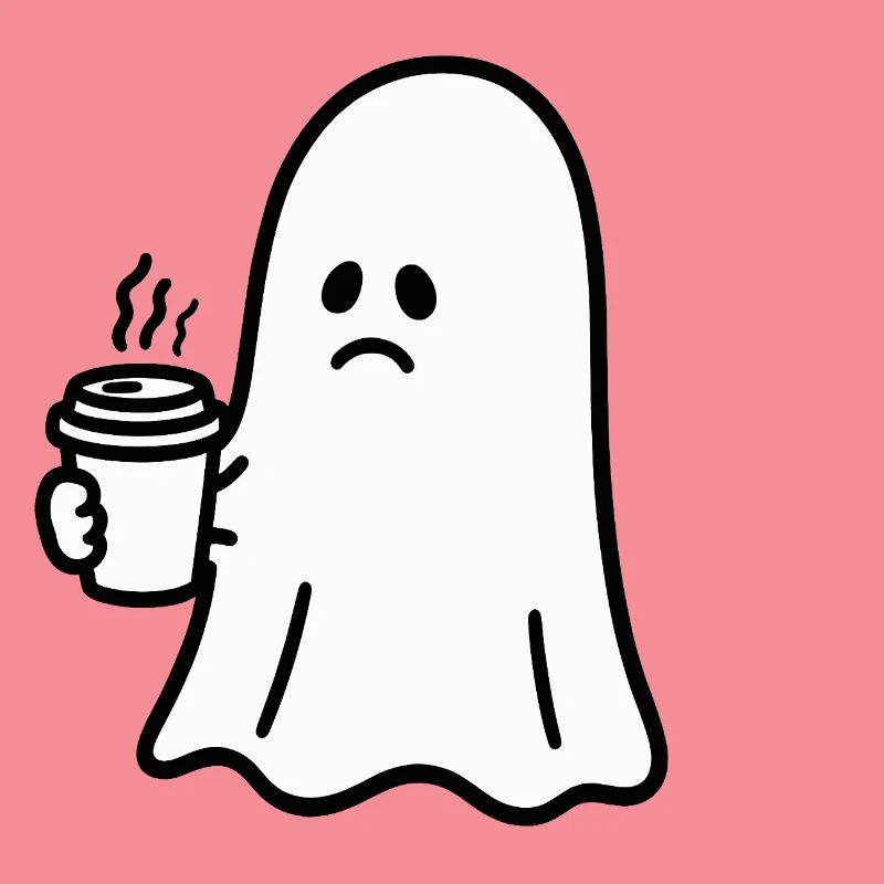 Geist Kaffee Halloween Süßes oder Saures