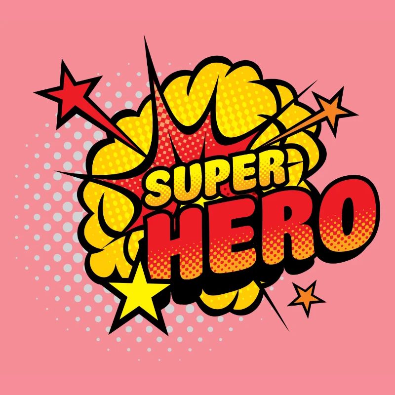 Superhelden Comic Explosion