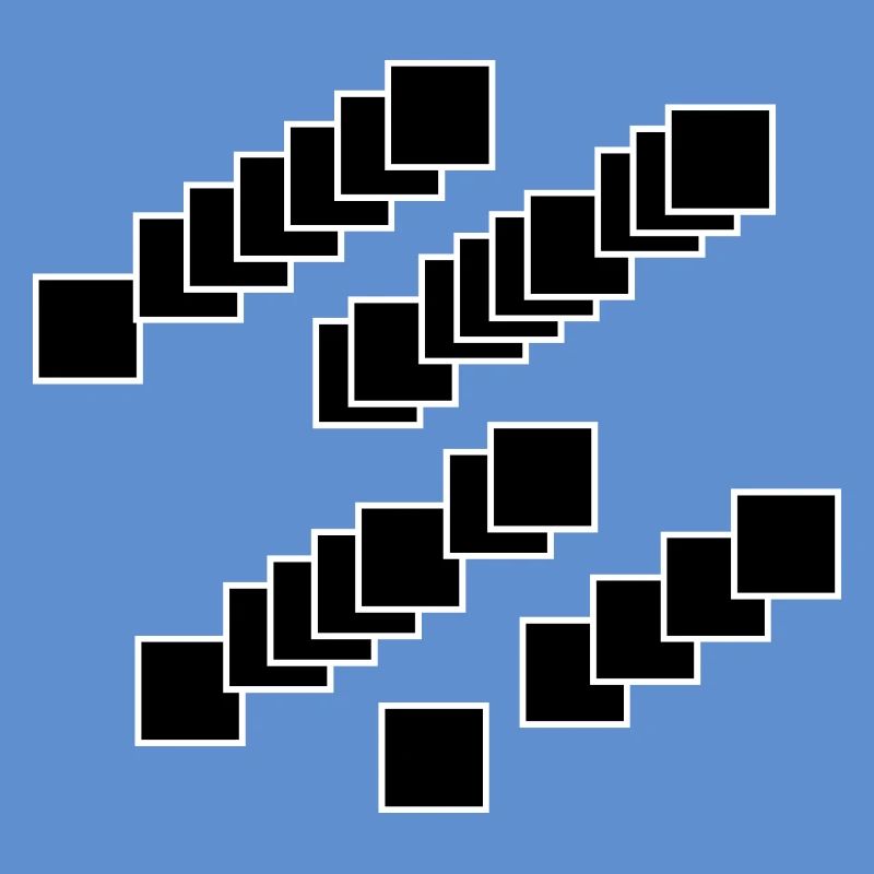 Nested Squares Cascade