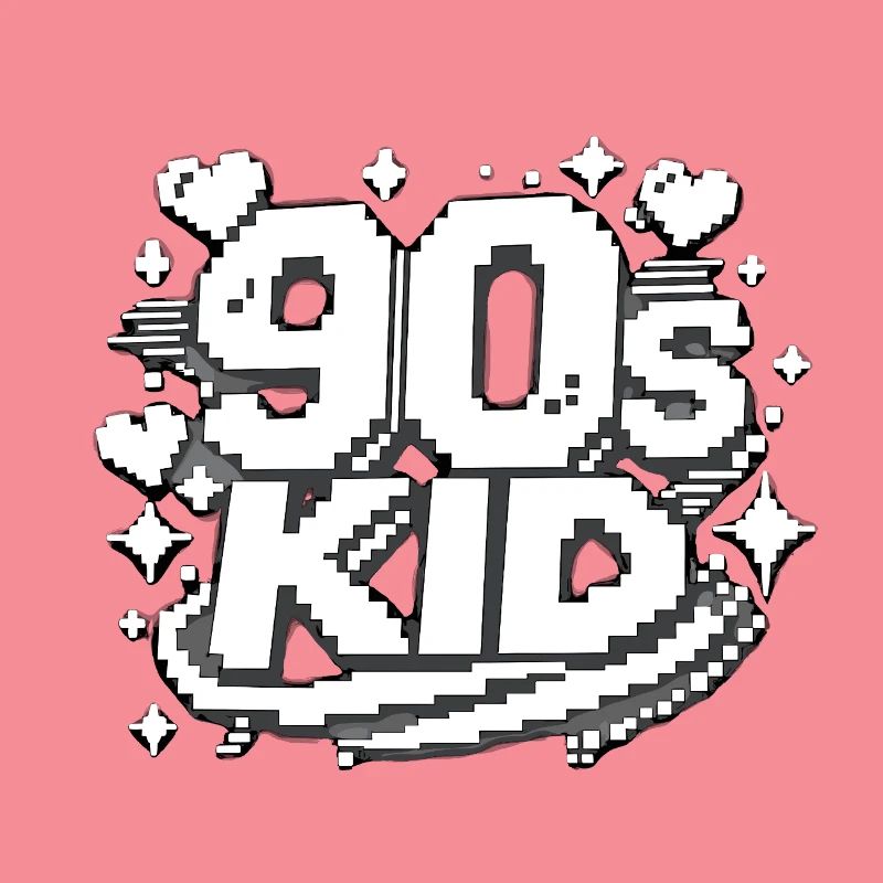 90s Kid Pixel Design