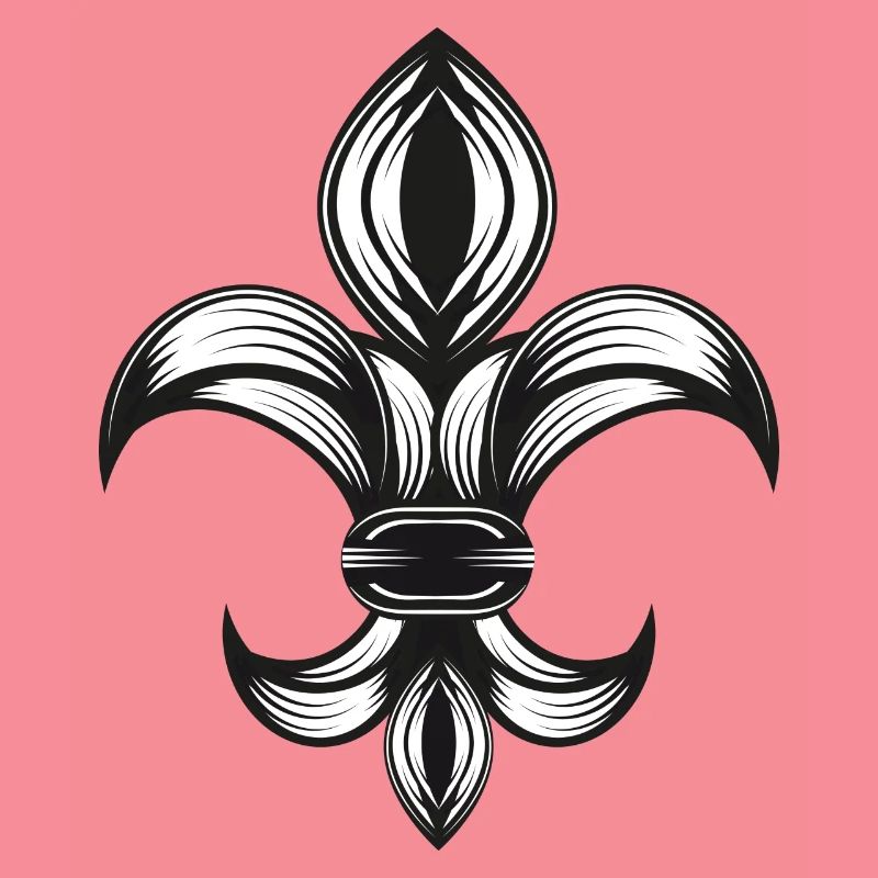 iris stylisé - Fleur-de-Lys