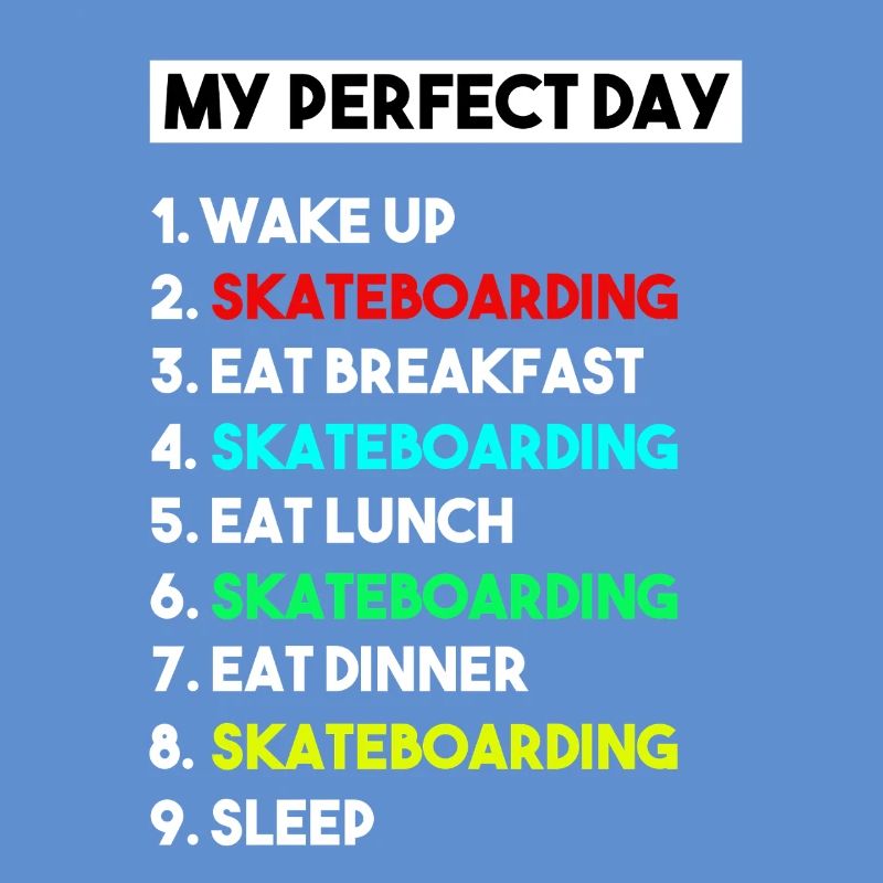 Mein perfektes Skateboard-Routine-Design