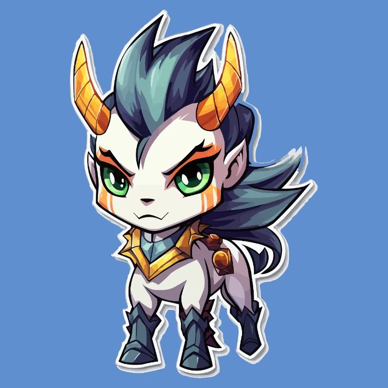 Chibi Dämonenpferd