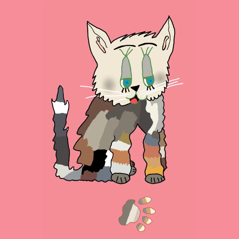 Patchwork Katze Fred Tatze