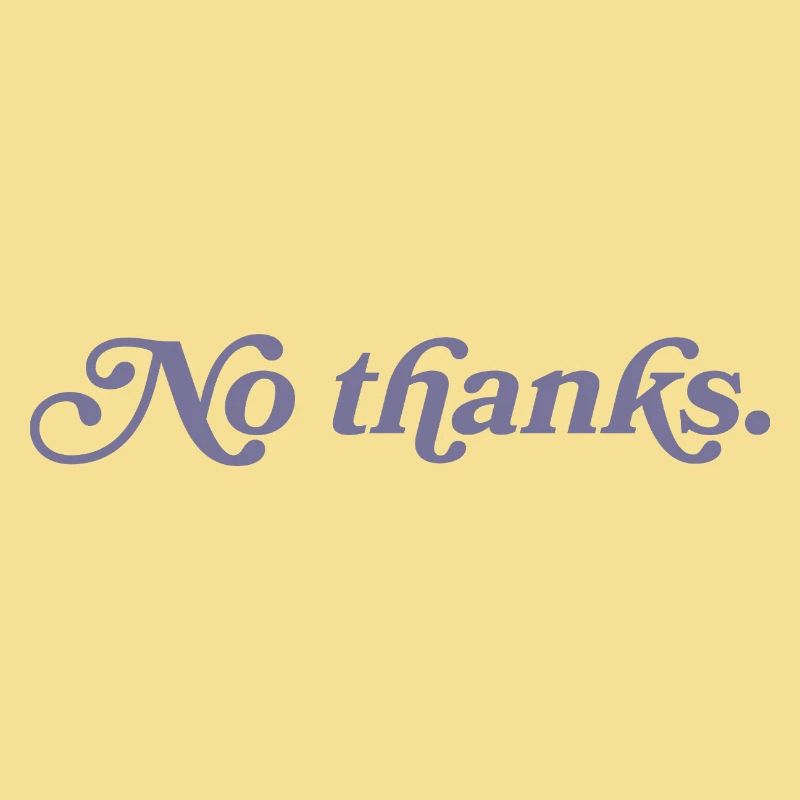 Non merci.
