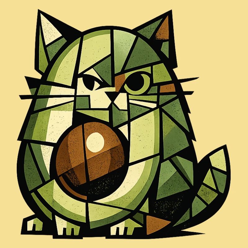 Version cubisme AvoCat