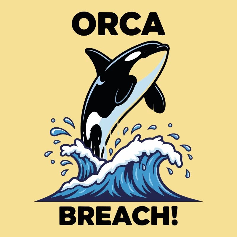 Schwertwal-Durchbruch-Seeorca
