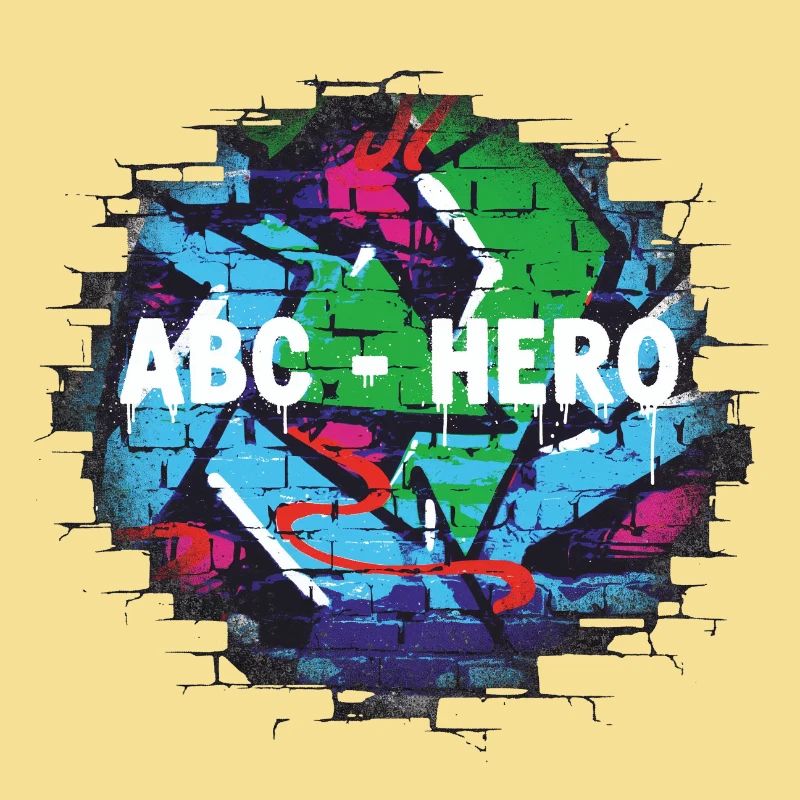 ABC HERO Graffiti Wall Design