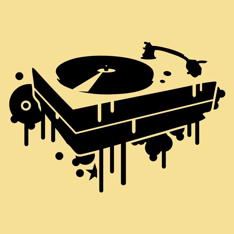 A record player