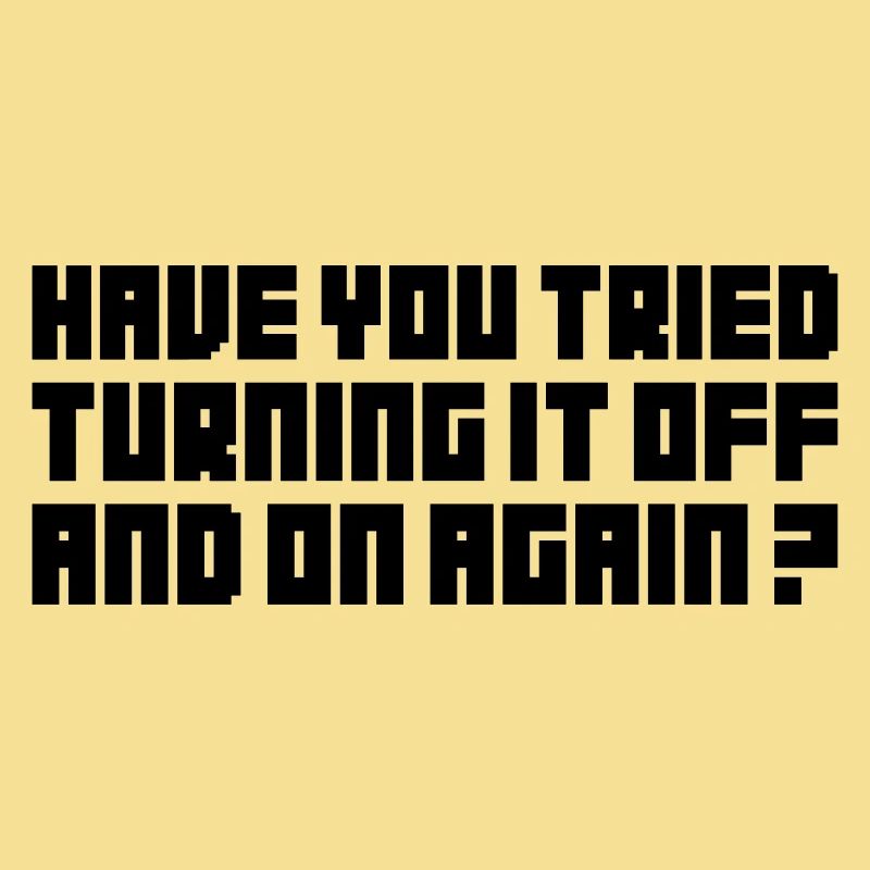 Turning It Off – Nerdiges Computer Statemen