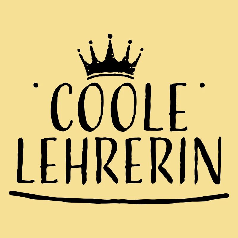 Krone schwarz coole lehrerin