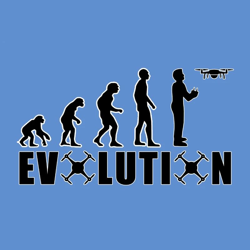 EVOLUTION DROHNE Geschenk Bodenpilot Fliegen