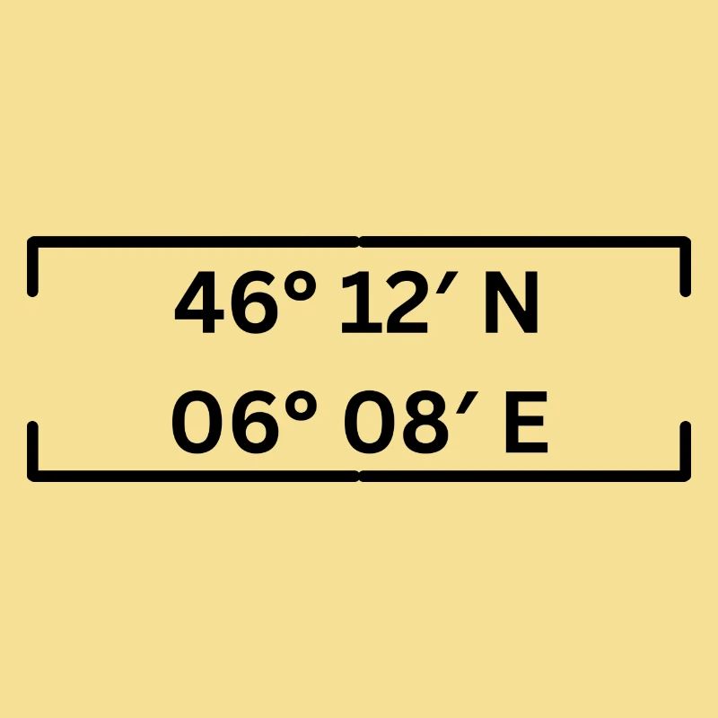 Coordinates Geneva Minimalist