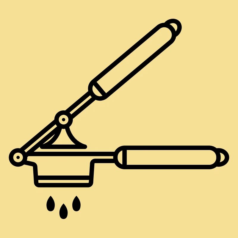 Knoblauch Presse oder Spätzle Presse