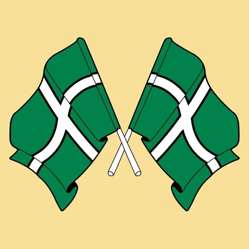 Drapeaux croisés du Devon