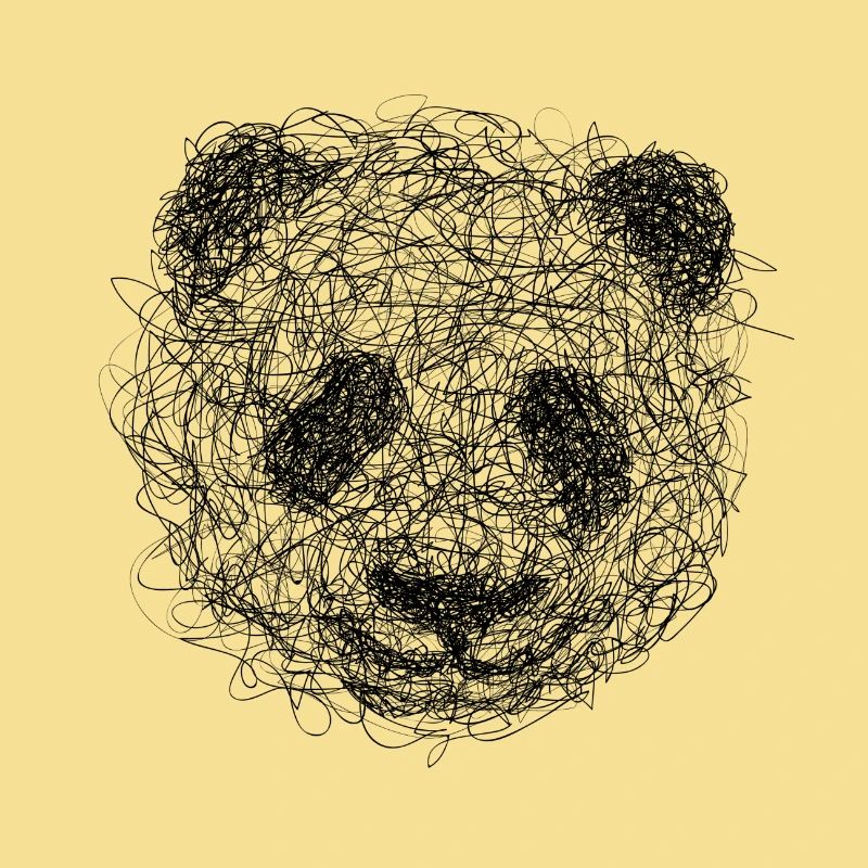 Panda Scribble