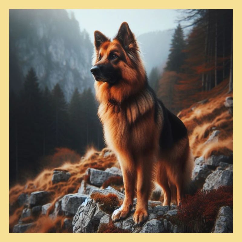 German Shepherd Art