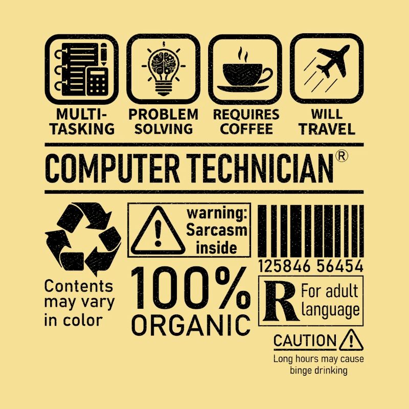 Technicien en informatique multitâche résolution de problèmes