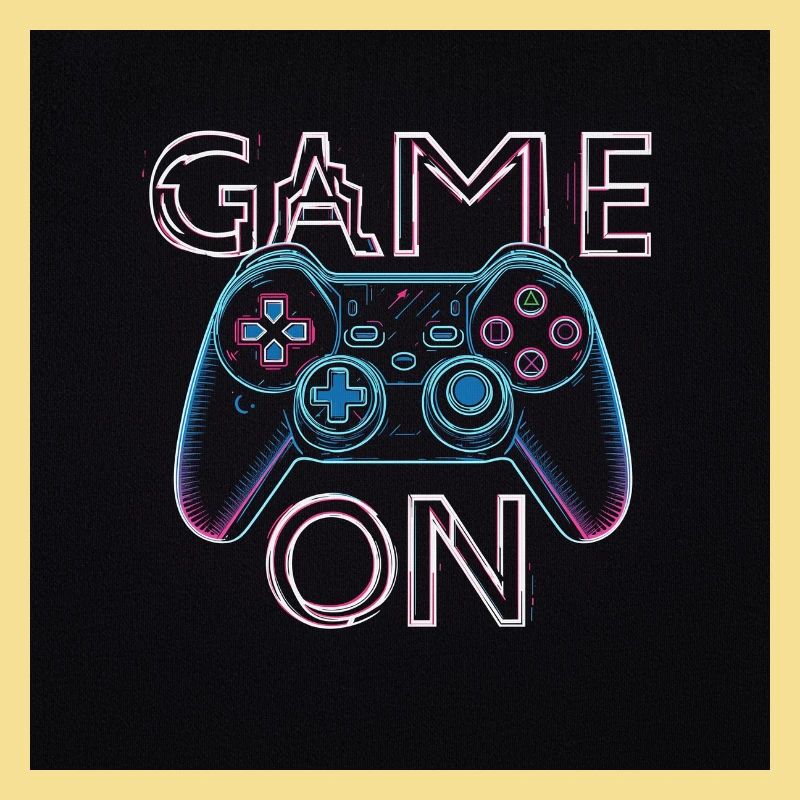 Neon Gaming Controller Design