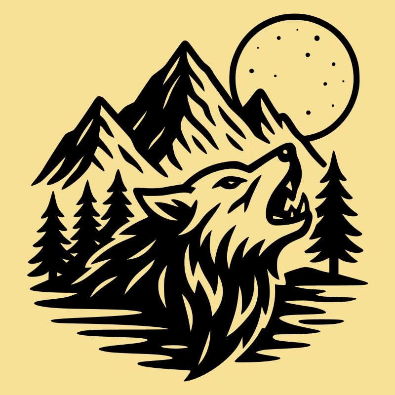 Full Moon Wolf