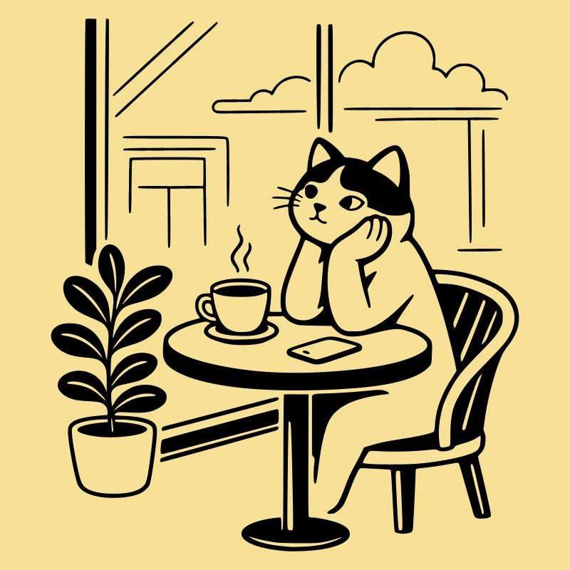Café des chats attentionné