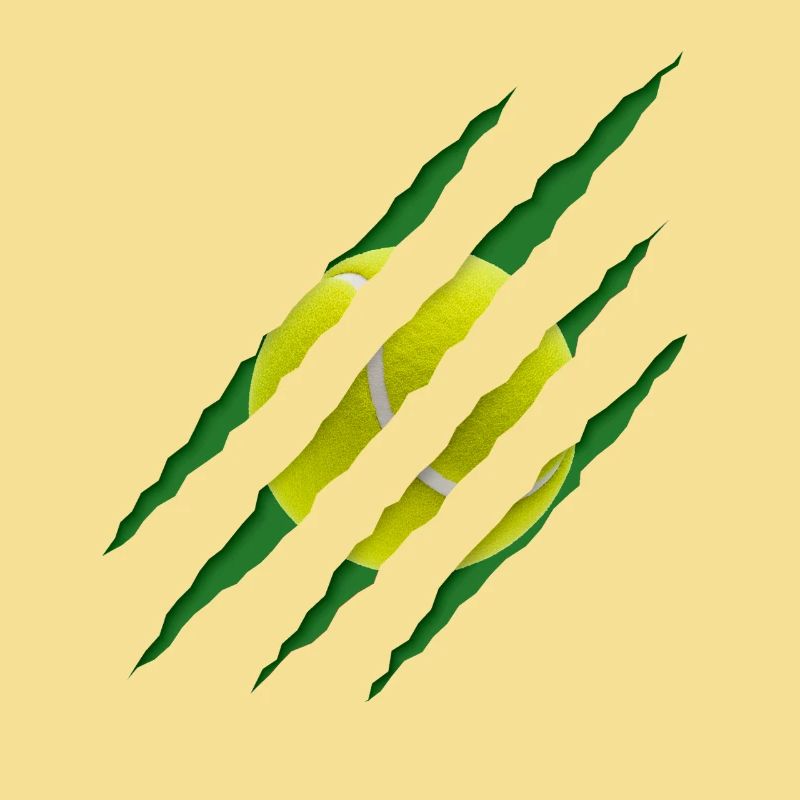 Tennis Ball Scratch Pattern