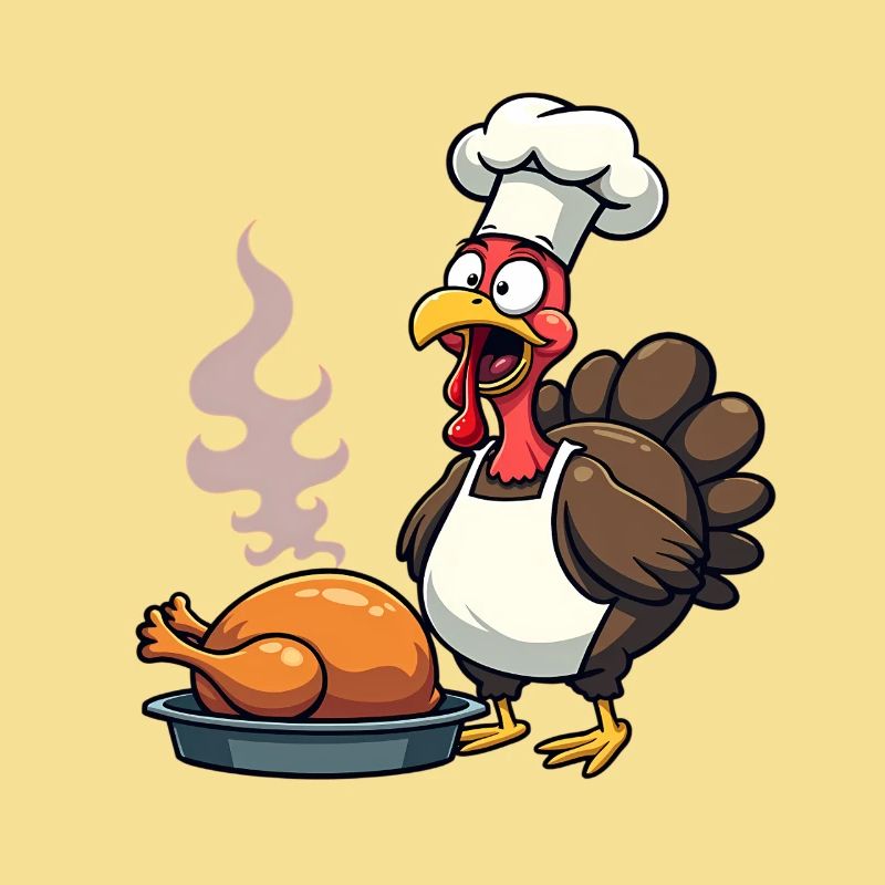 Cuisinier de dinde de Thanksgiving