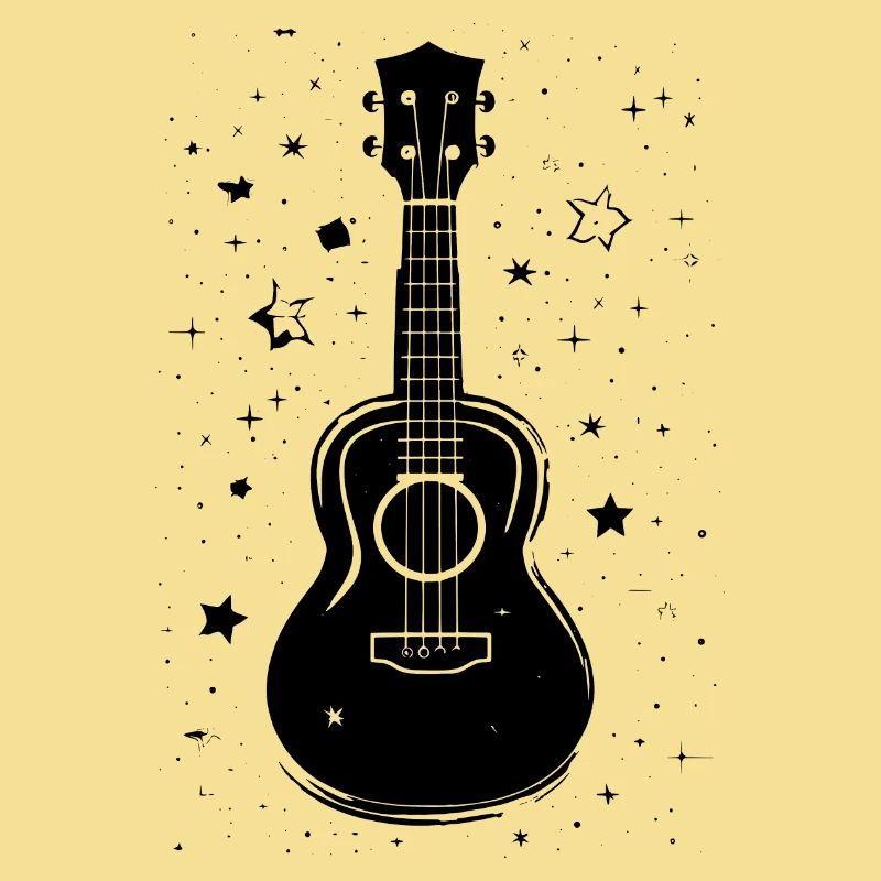 Ukulele Drawing
