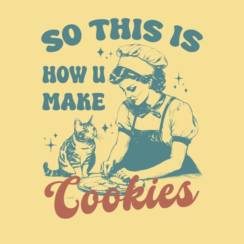 C’est donc comme ça que vous faites des biscuits chat mignon