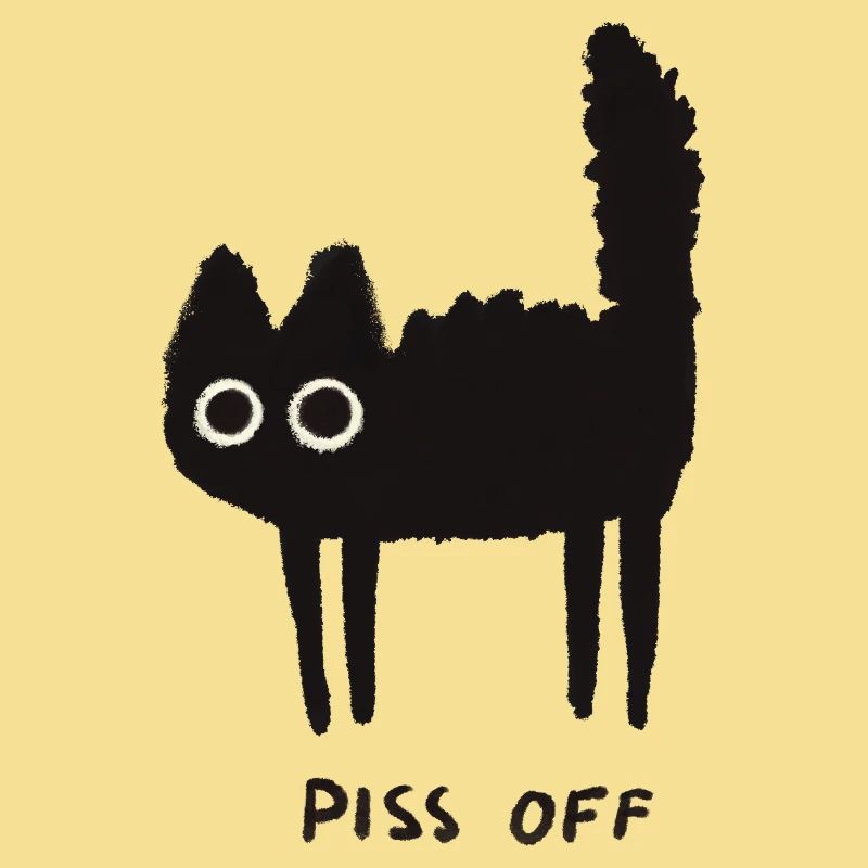 Grumpy Kitty Vibes – Leave Me Alone