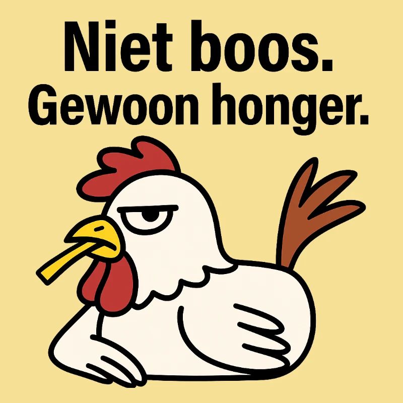 Don't get angry. Just hunger.