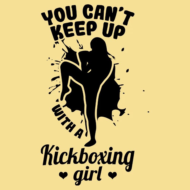 Weiblicher Kickboxer