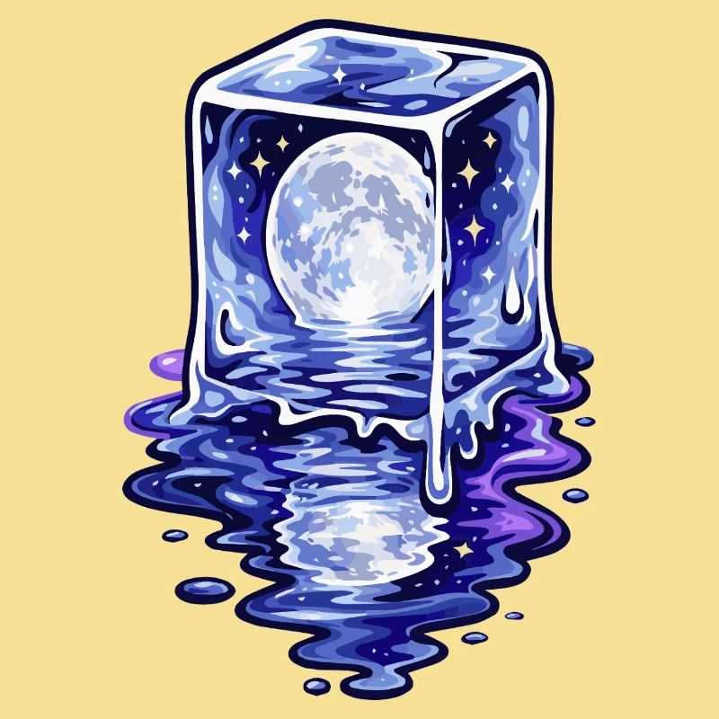 Fusion du cube au clair de lune