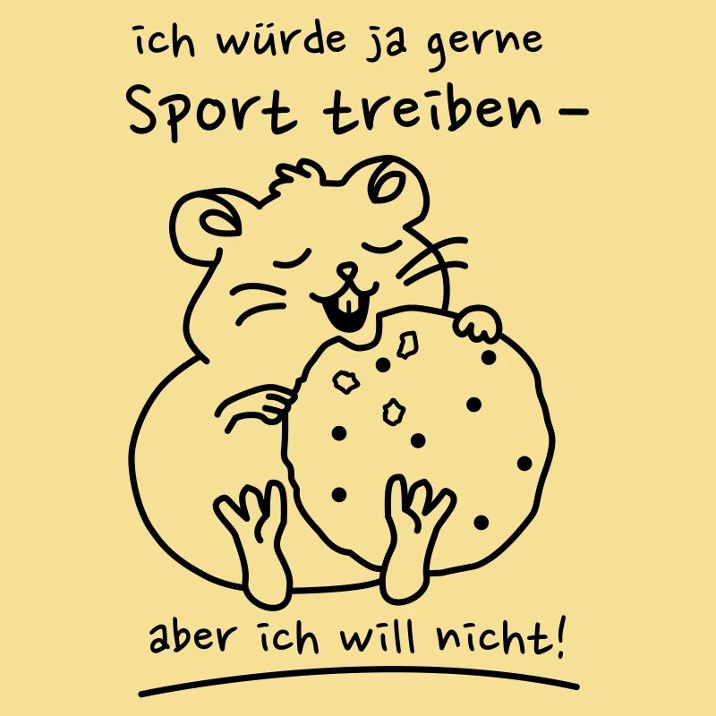Hamster mit Keks