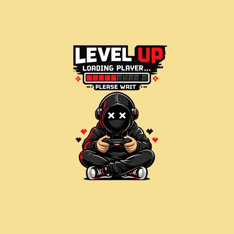 Level Up Loading Pixel Hero