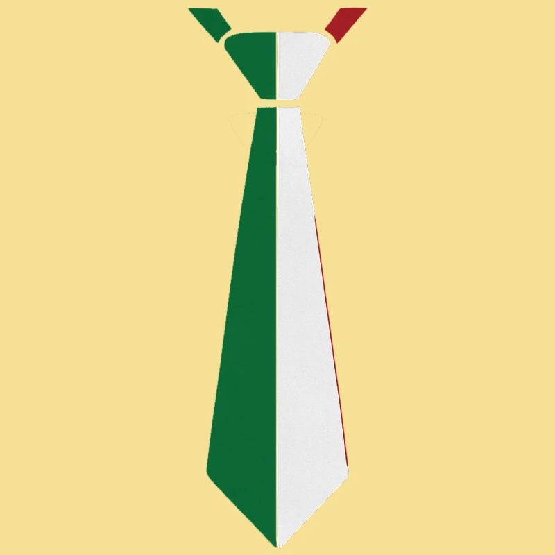 Cravate Italie – Conception du drapeau