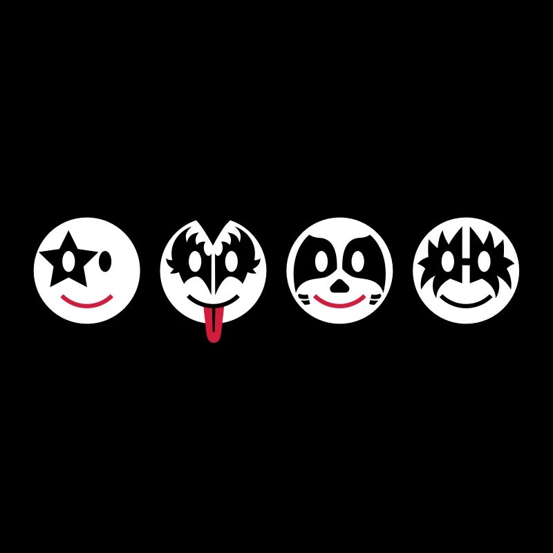 Smiley Kiss Icons (horizontal) 3c