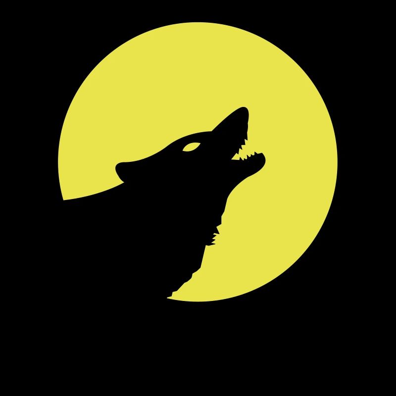 wolf vollmond