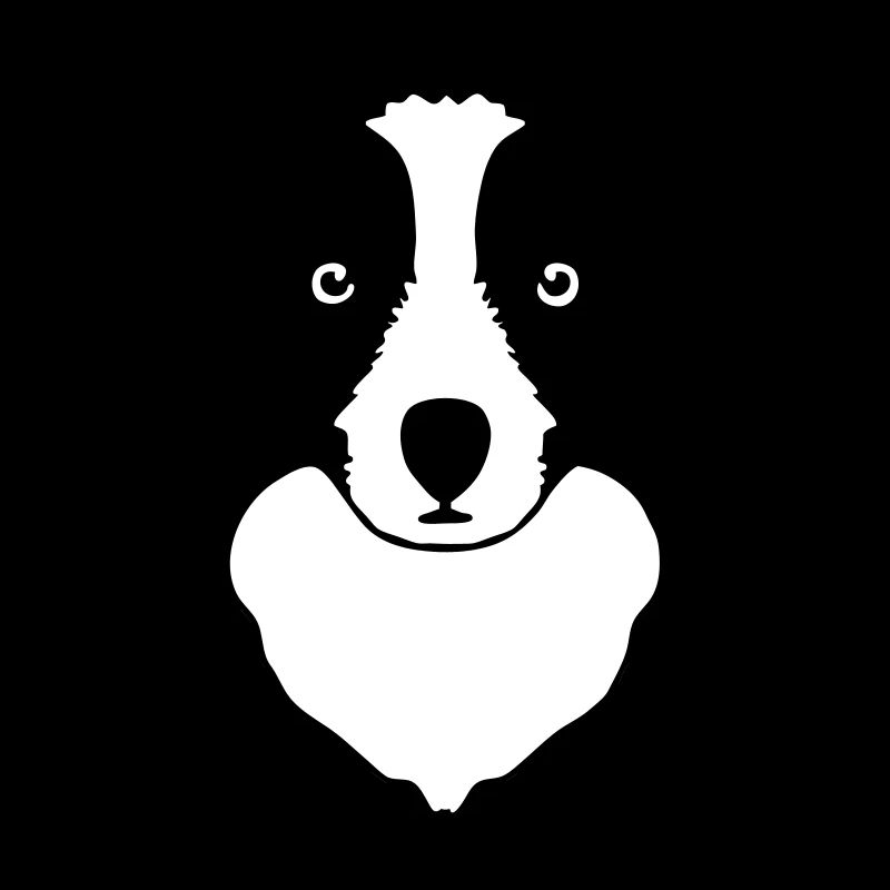 border collie sheepdog head drawing dog