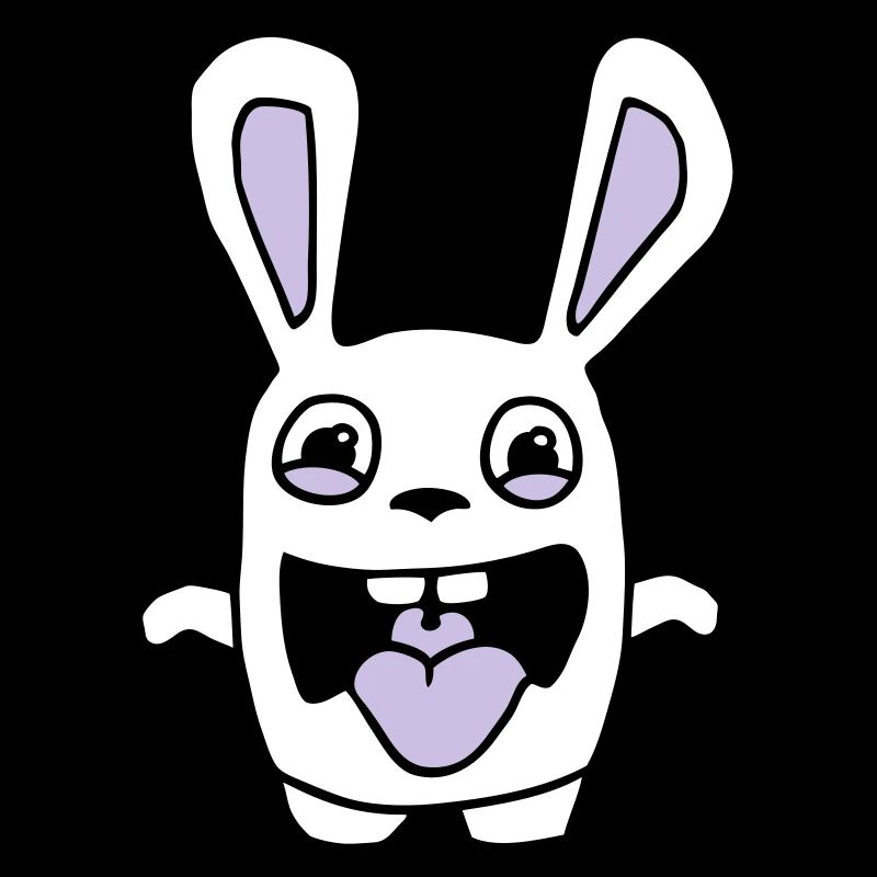 dessin lapin mignon débile style BD cartoon fun