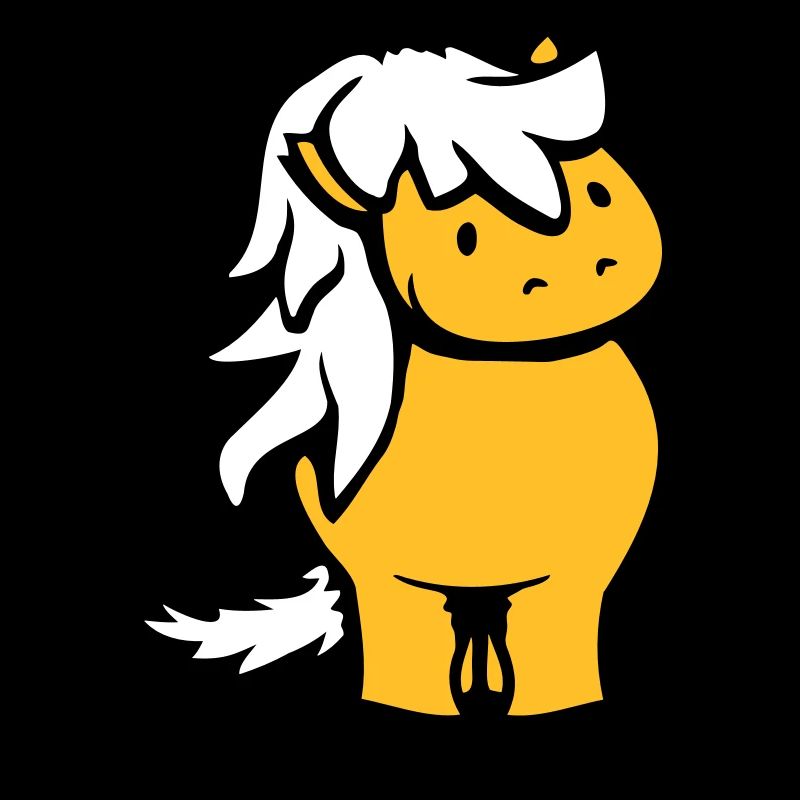 Pferd Süß Pony Fohlen Pferdemädchen Niedlich Comic