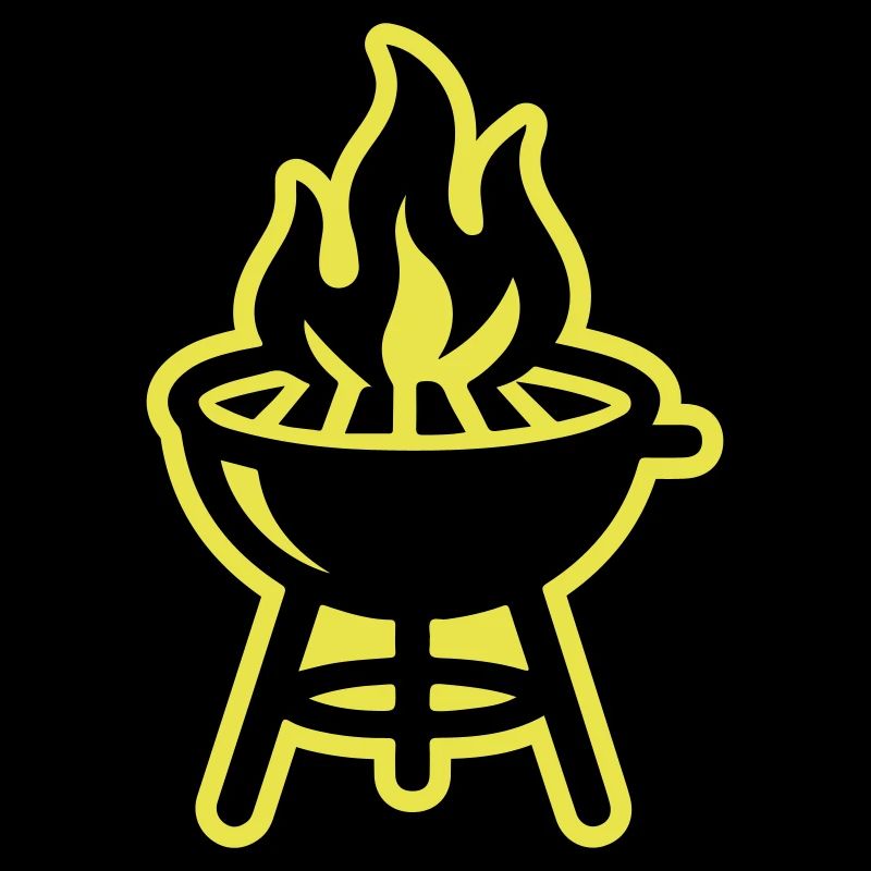 Grill Symbole Feu