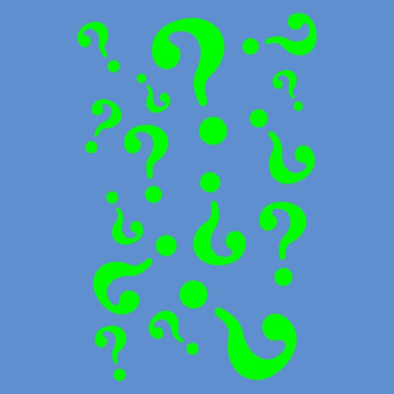 points d'interrogation