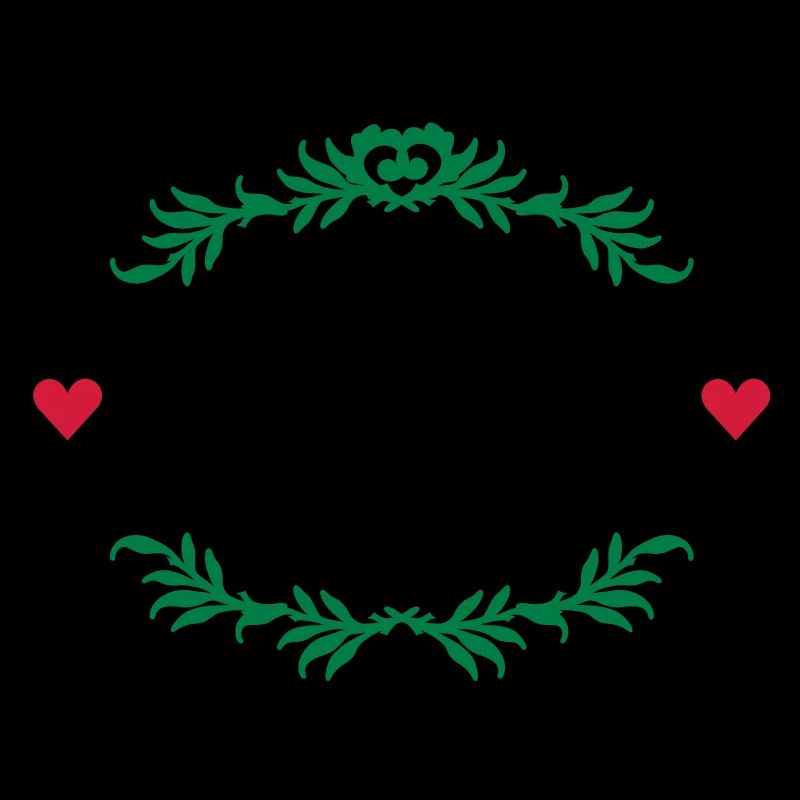 Thymian Rahmen mit Herzen / thyme frame with